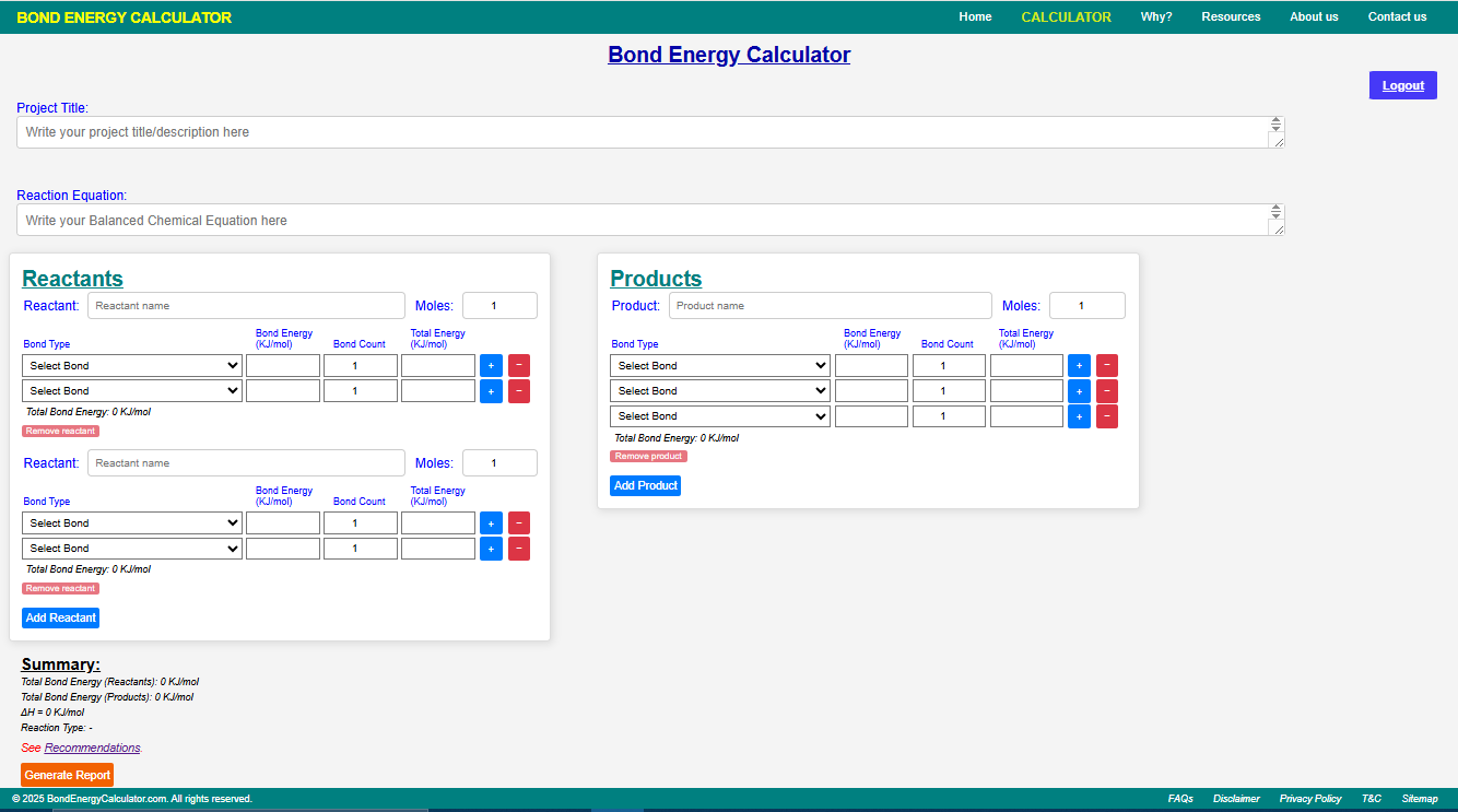 CALCUATOR page (blank)