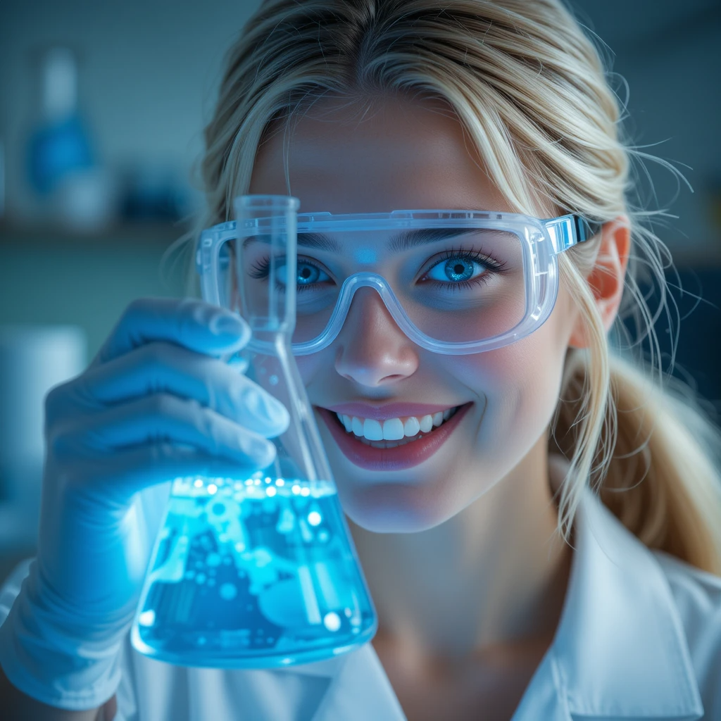A chemist is doing chemical reaction experiment